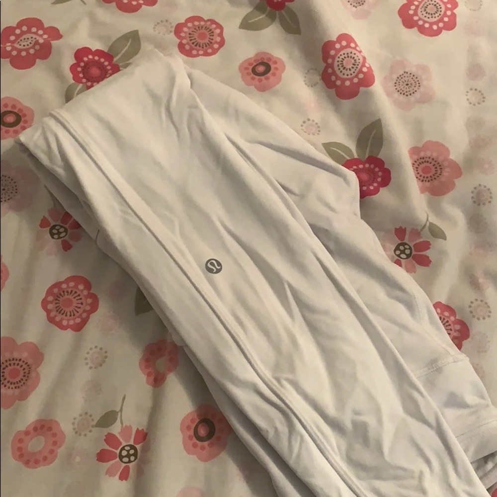 lulu lemon white leggings
